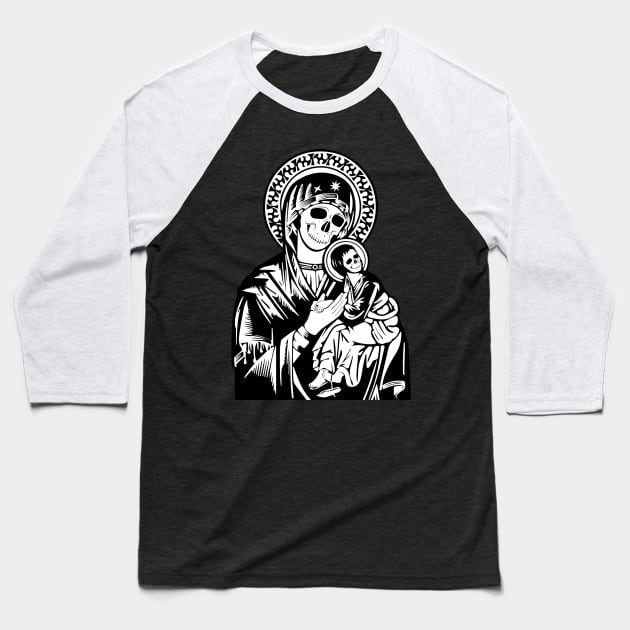 Antichrist Baseball T-Shirt by BlackRavenOath